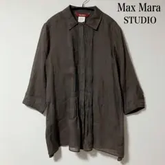 MaxMara STUDIO プリーツシャツ ブラウス