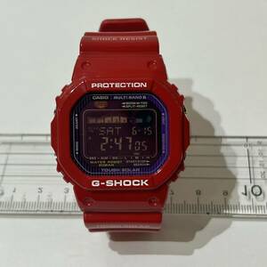 CASIO G-SHOCK ソーラー 腕時計 レッド GWX-5600C