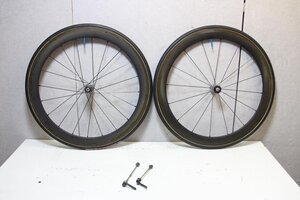 ○SHIMANO シマノ WH-7800 ハブ リム不明 50mmハイト シマノフリー 10s対応 チューブラー カーボンホイールセット