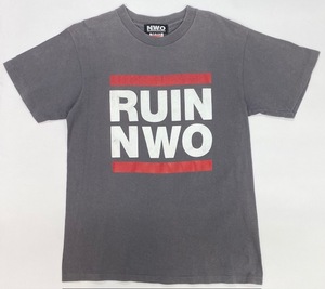 N.W.O 1997年製 RUIN NWO Tee Gray M JONIOさん着用同型同色 NWO Tシャツ