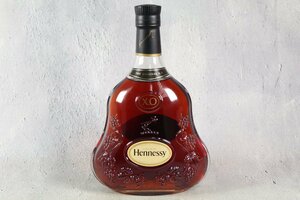 未開栓 Hennessy X.O COGNAC 700ml 40% ヘネシー XO 黒キャップ クリアボトル コニャック ブランデー