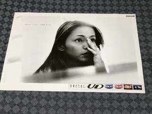 安室奈美恵　ポスター①　当時物　MAXELL　UD