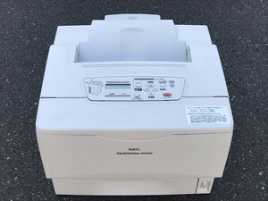 部品交換整備済★NEC MultiWriter 8500N カウント17700枚★両面ユニット機能有りと使用中純正トナー付+256MBメモリ増設済