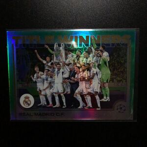 topps FLAG SHIP EDITION 2024/25 TITLE WINNERS REAL MADRID C.F. 99シリ