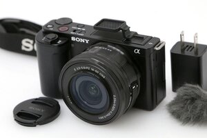 訳有品｜Sony ソニー VLOGCAM ZV-E10L パワーズームレンズキット ブラック CA01-C591-2Q1A-ψ