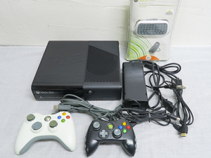 218【動作確認済/難あり】 XBOX 360 E CONSOLE Model 1538 本体 コントローラ メッセンジャーキット 中古