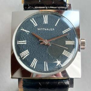 YM308 希少 稼動品 LONGINES WITTNAUER メンズ 手巻き 腕時計 箱付き (検)ロンジン ウィットナー ヴィンテージウォッチ アンティーク 