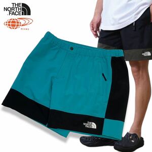 新品同様 国内正規品 THE NORTH FACE×BEAMS ノースフェイス×ビームス NB41801B OUTDOOR UTILITY SHORTハーフパンツ ショーツ L