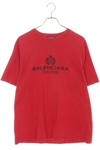 バレンシアガ 594579 TGV60 サイズ:XS BBロゴプリントTシャツ 中古 HJ12