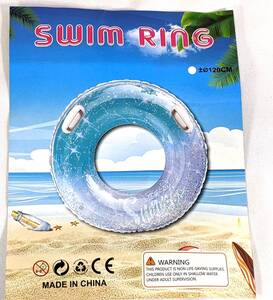 【1円出品】星空柄浮き輪 SWIM RING 直径120cm