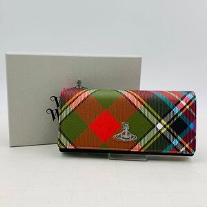 Vivienne Westwood ヴィヴィアン・ウエストウッド DERBY VEGAN BIO GREEN SAFFIANO 長財布 ウォレット