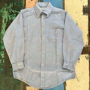 90’s Brooks Brothers BDシャツ ブルックスブラザーズ アメリカ製 SHIRT USA オックスフォード サイズ 15 1/2 サックス