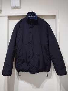  Italian Army SBB LITE REVERSIBLE JACKET イタリア軍 ライト リバーシブル ダウン ジャケット サイズМ Black × Navy 黒 × 紺 中綿