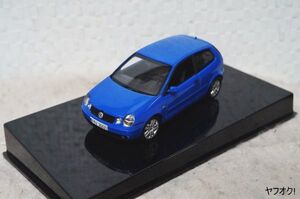 オートアート VW ポロ 1/43 ミニカー 青 フォルクスワーゲン