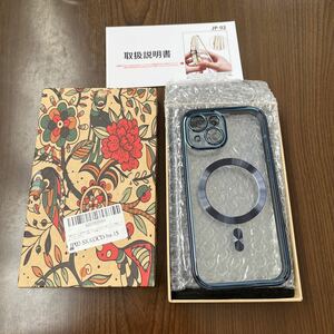 601p2603☆ 【押さえロック式&本体の色・CDループ】iPhone15 用 ケース 「両面ケース＋マグセーフ対応」「一体型レンズ保護カバー」