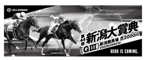 JRA新潟競馬場 サンレイポケット オリジナル手ぬぐい 新潟大賞典(GIII) /送料無料 非売品 2022 手拭い