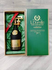 〇未開栓 インテリアのアクセントとしても！ル ドーヴィル ナポレオン L.Dorville NAPOLEON Pure Grape Brandy 700ml 40% 【D4081NT】