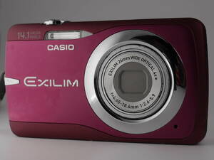 ★実用品★ CASIO カシオ EXILIM EX-Z550 赤 レッド シャッター フラッシュ データ閲覧OK R1544#005#0056