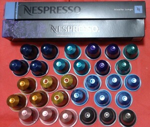 NESPRESSO・ ネスプレッソカプセル　10種30個　バラ売り