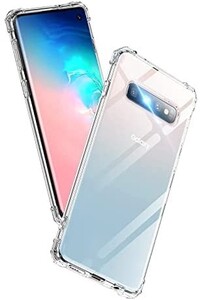 Aunote Galaxy S10 ケース クリア SC-03L SCV41 対応 米軍MIL規格 耐衝撃 ストラップホール付き