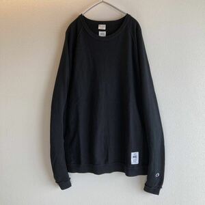 極美品! Ron Herman ロンハーマン RHC x チャンピオン CREW NECK SWEAT 背面プリント スウェット トレーナー パーカー カットソー