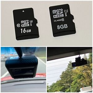 HONDA MICRO SDカード 16GB・8GB 前後ろドライブレコーダー用★ホンダ 2枚