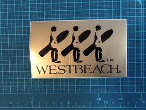 ステッカー】WESTBEACH　スノーボードウェアー 