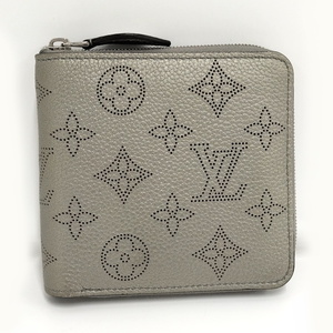 LOUIS VUITTON ジッピー コンパクトウォレット モノグラムマヒナ メタリックグレー M81653