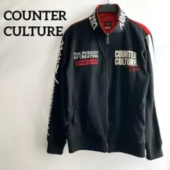 COUNTERCULTURE黒ブラック長袖ジャージパーカーM古着