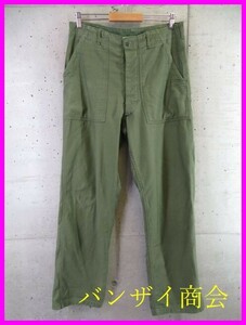 5060s23◆60s70sヴィンテージ◆TYPE-1 ミリタリーパンツ ベイカーパンツ W34/TROUSERS./U.S.ARMY/アーミー/米国実物軍物/M-65/M-51/USA古着