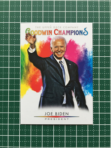 ★UPPER DECK 2021 GOODWIN CHAMPIONS #114 JOE BIDEN［PRESIDENT］ベースカード「BASE SPLASH OF COLOR」★