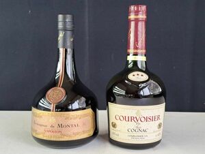 未開栓古酒 ARMAGNAC de MONTAL NAPOLEON 700ml 40％ アルマニャック ド モンタル ナポレオン / COURVOISIER クルボアジェ LUXE 700ml