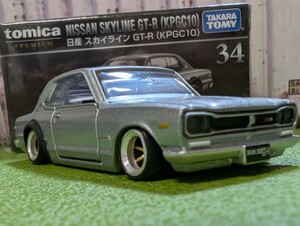 ★トミカプレミアム　ハコスカＧＴ-Ｒ改深リム、ローダウン他にも色々出品中!