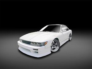 シルビア PS13 サイドステップ 前期 後期 エアロ FRP 未塗装 社外品 左右セット SILVIA 日産 ニッサン NISSAN