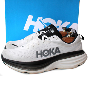 HOKA ONE ONE★M BONDI8 US10=28 ローカットスニーカー ホカオネオネ ボンダイ8 ランニングシューズ ジョギング hh i-807