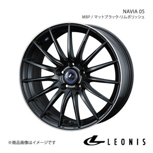 LEONIS/NAVIA 05 ランサーエボリューション10 CZ4A アルミホイール1本【18×8.0J 5-114.3 INSET42 MBP】0036281