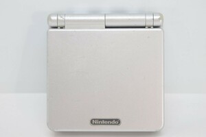 GBA ゲームボーイアドバンス SP 本体 プラチナシルバー AGS-001 任天堂 Nintendo GAME BOY ADVANCE ゲーム RL-663M/106