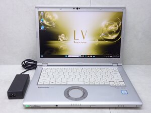 ☆1円☆第8世代☆CF-LV7RDAVS☆Core i5 1.70GHz/8GB/SSD256GB/累積8250/高解像度1920×1080/Sマルチ/無線/カメラ/Office/Win11DtoD領域☆