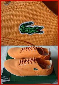 ●LACOSTE/ラコステのキャンバススニーカー・24.5cm●39