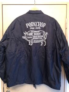 PORKCHOP ポークチョップ ボア コーチ ジャケット XL ネイピー