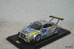 スパーク アウディ TT RS Scuderia Colonia e.V.24h Nurburgring 1/43 ミニカー 難あり