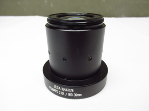 LEICA ライカ 実態顕微鏡用対物レンズ PLANAPO 2.0X WD 39mm 管理6J0829G-A8