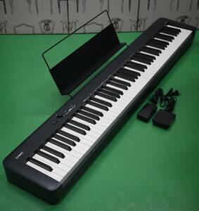 極美品 2020年 CASIO カシオ 電子ピアノ CDP-S100BK 88鍵盤 デジタルピアノ 純正カバー ペダル付 スリムボディ ピアノクオリティ