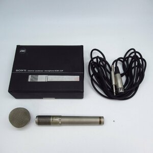 【動作良好】 SONY ECM-23F マイク　コンデンサーマイク　electret condenser microphone　エレクトレットコンデンサーマイク ソニー