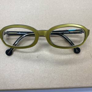 l.a.Eyeworks☆マスタードフレーム度入りレンズ