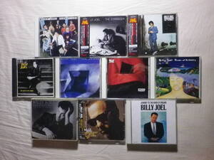 『Billy Joel 国内盤アルバム10枚セット』(帯付有,Turnstiles,The Stranger,52nd Street,An Innocent Man,The Bridge,River Of Dreams)