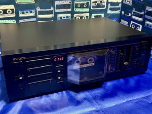 【超希少】NAKAMICHI　ナカミチ　カセットハーフ反転式1Wayオートリバースカセットデッキ　RX-202　整備動作品　Manual付属　Special44