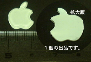 Appleマーク(小,白)。 