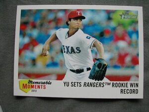 13ToppsHeritage MemorableMoments MM-YU Yu Darvish(ダルビッシュ有)