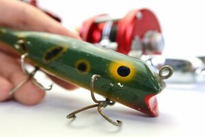 40/50s~ UNKNOWN DARTER ビンテージ オールド ウッドルアー アンティークルアー / HEDDON 道楽 BALSA50 道楽 ZEAL 好きな昭和アングラーに